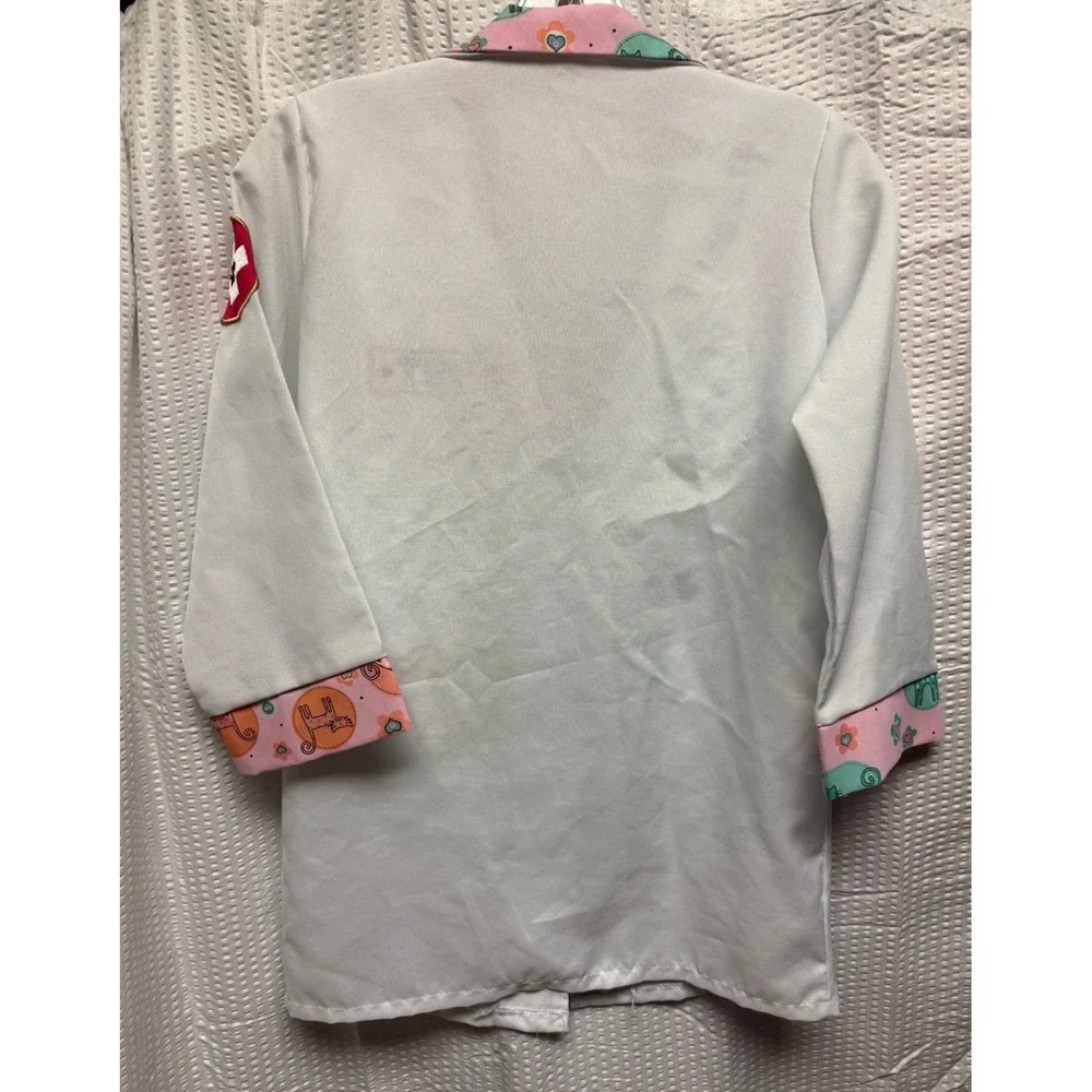 Dress Up America Veterinarian Cosplay For Girls - Vet Lab Coat Sz Med 8-10